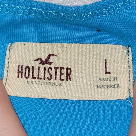 Hollister Size Large Women's Blue Tank Top - Picture 2 of 6